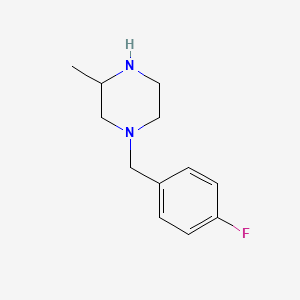 1-(4-Fluorobenzyl)-3-methylpiperazine
