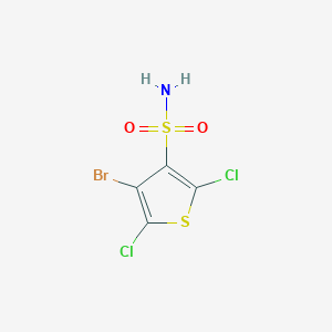 4-Bromo-2,5-dichloro-thiophene-3-sulfonamide