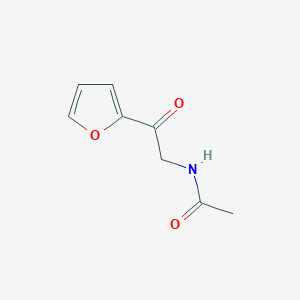 molecular formula C8H9NO3 B8742374 N-(2-(furan-2-yl)-2-oxoethyl)acetamide CAS No. 88352-96-9
