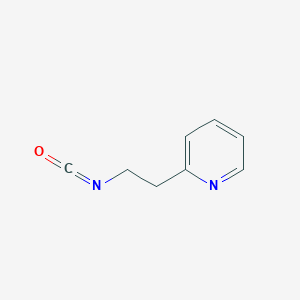 molecular formula C8H8N2O B8742388 2-(2-Isocyanatoethyl)pyridine CAS No. 56914-14-8