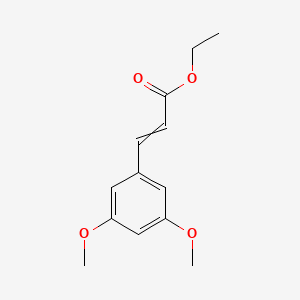 molecular formula C13H16O4 B8742395 3,5-Dimethoxycinnamic acid ethyl ester 