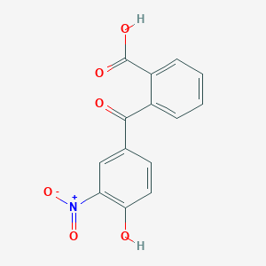 molecular formula C14H9NO6 B8742478 2-(4-Hydroxy-3-nitrobenzoyl)benzoic acid CAS No. 43046-97-5