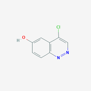 molecular formula C8H5ClN2O B8742639 4-Chlorocinnolin-6-ol 