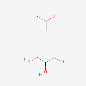 (2S)-3-chloropropane-1,2-diol;prop-1-en-2-olate