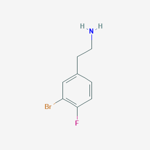2-(3-Bromo-4-fluorophenyl)ethan-1-amine