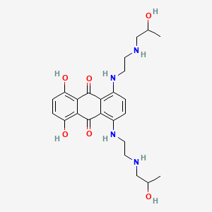 1,4-Dihydroxy-5,8-bis[2-(2-hydroxypropylamino)ethylamino]anthracene-9,10-dione