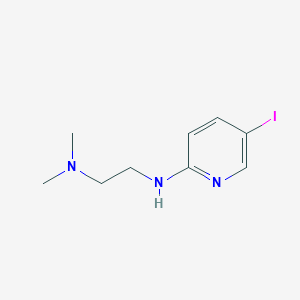 molecular formula C9H14IN3 B8742689 N-[2-(dimethylamino)ethyl]-5-iodopyridin-2-amine 