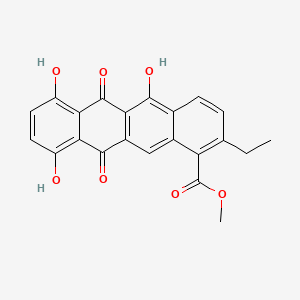 molecular formula C22H16O7 B8742860 Cyclacidin CAS No. 749-18-8