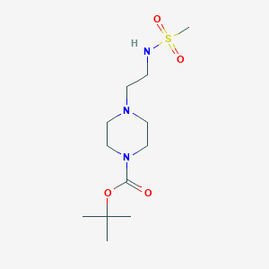 4-(2-Methanesulfonylamino-ethyl)-piperazine-1-carboxylic acid tert-butyl ester