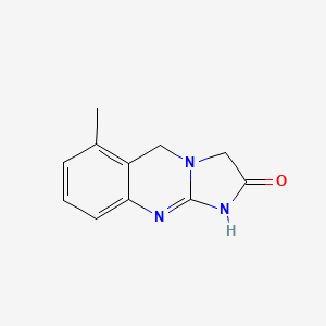 molecular formula C11H11N3O B8742989 6-methyl-3,5-dihydro-1H-imidazo[2,1-b]quinazolin-2-one CAS No. 58579-77-4
