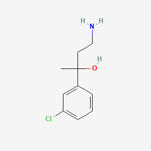 4-Amino-2-(3-chlorophenyl)butan-2-ol