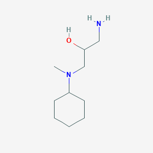 1-Amino-3-(cyclohexyl(methyl)amino)propan-2-ol