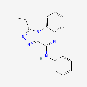 1-Ethyl-N-phenyl[1,2,4]triazolo[4,3-a]quinoxalin-4-amine