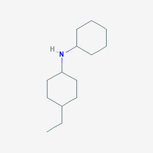 molecular formula C14H27N B8743347 N-cyclohexyl-4-ethylcyclohexan-1-amine CAS No. 920280-66-6