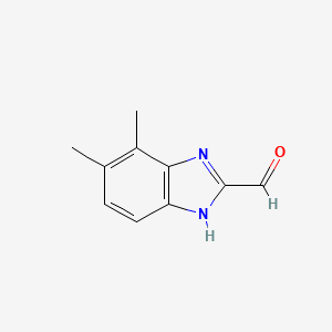 4,5-Dimethyl-1H-benzo[d]imidazole-2-carbaldehyde