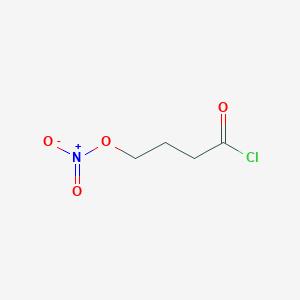 molecular formula C4H6ClNO4 B8743399 4-Chloro-4-oxobutyl nitrate CAS No. 104963-53-3