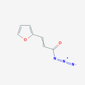 molecular formula C7H5N3O2 B8743404 3-(Furan-2-yl)-acryloyl azide CAS No. 59898-36-1