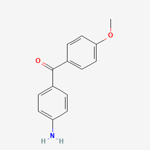 molecular formula C14H13NO2 B8743434 (4-Aminophenyl)(4-methoxyphenyl)methanone 