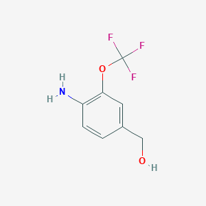 (4-Amino-3-(trifluoromethoxy)phenyl)methanol