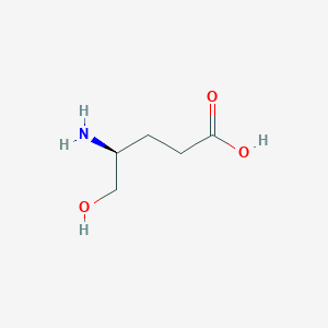 molecular formula C5H11NO3 B8743526 (4S)-4-Amino-5-hydroxypentanoic acid 