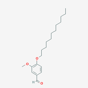 molecular formula C20H32O3 B8743549 4-(Dodecyloxy)-3-methoxybenzaldehyde CAS No. 93206-91-8