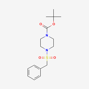 molecular formula C16H24N2O4S B8743574 tert-butyl 4-(benzylsulfonyl)-1-piperazinecarboxylate 