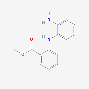 molecular formula C14H14N2O2 B8743645 Methyl 2-(2-aminoanilino)benzoate CAS No. 5814-40-4