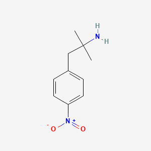 molecular formula C10H14N2O2 B8743684 2-Methyl-1-(4-nitrophenyl)propan-2-amine 