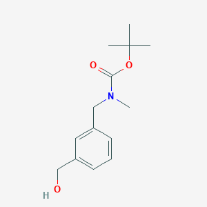 molecular formula C14H21NO3 B8743716 tert-Butyl 3-(hydroxymethyl)benzyl(methyl)carbamate 