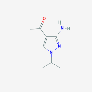 1-(3-amino-1-isopropyl-1H-pyrazol-4-yl)ethanone