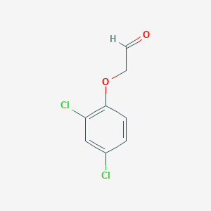 molecular formula C8H6Cl2O2 B8743787 2-(2,4-Dichlorophenoxy)acetaldehyde 