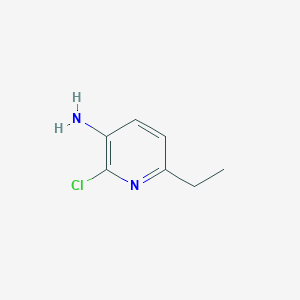 molecular formula C7H9ClN2 B8744310 2-Chloro-6-ethylpyridin-3-amine 
