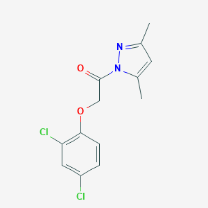 molecular formula C13H12Cl2N2O2 B087444 1-(2,4-Dichlorophenoxyacetyl)-3,5-dimethyl pyrazole CAS No. 13241-78-6