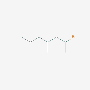 molecular formula C8H17Br B8744571 2-Bromo-4-methylheptane CAS No. 61764-96-3