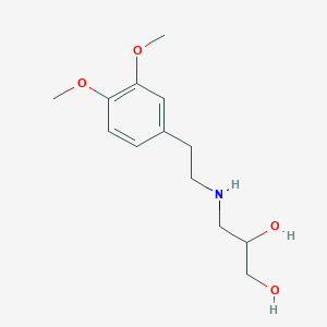 3-[2-(3,4-Dimethoxyphenyl)ethylamino]-1,2-propanediol