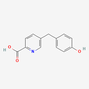 molecular formula C13H11NO3 B8744735 Phenopicolinic acid CAS No. 56153-30-1