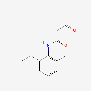 molecular formula C13H17NO2 B8744745 N-(2-Ethyl-6-methylphenyl)-3-oxobutyramide CAS No. 81761-20-8