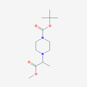 Tert-butyl 4-(1-methoxy-1-oxopropan-2-yl)piperazine-1-carboxylate