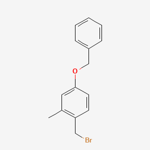 4-(Bromomethyl)-3-methylphenyl phenylmethyl ether