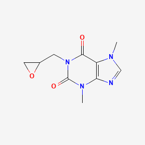 3,7-dimethyl-1-(2-oxiranylmethyl)-2,3,6,7-tetrahydro-1H-2,6-purinedione