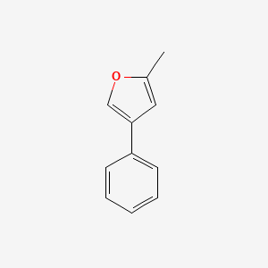 molecular formula C11H10O B8745021 2-Methyl-4-phenylfuran CAS No. 21433-91-0