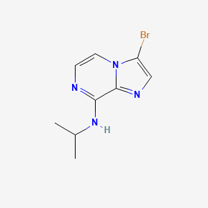 3-Bromo-n-isopropylimidazo[1,2-a]pyrazin-8-amine