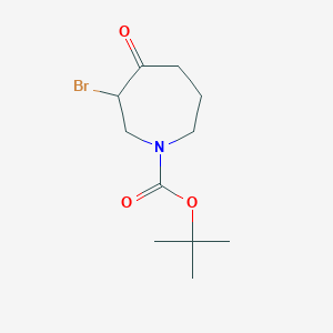 Tert-butyl 3-bromo-4-oxo-azepane-1-carboxylate