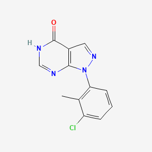 1-(3-Chloro-2-methylphenyl)-1H-pyrazolo[3,4-d]pyrimidin-4(5H)-one