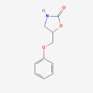 molecular formula C10H11NO3 B8745226 5-(Phenoxymethyl)-1,3-oxazolidin-2-one CAS No. 19111-20-7