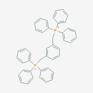molecular formula C44H38Br2P2 B087453 Triphenyl(3-((triphenylphosphoranyl)methyl)benzyl)phosphorane CAS No. 10273-74-2