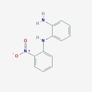 molecular formula C12H11N3O2 B8745324 1,2-Benzenediamine, N1-(2-nitrophenyl)- CAS No. 2055-56-3