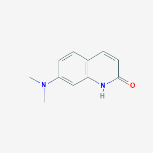 molecular formula C11H12N2O B8745542 7-Dimethylamino-2-quinolone 