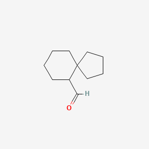 molecular formula C11H18O B8745607 Spiro[4.5]decane-6-carbaldehyde CAS No. 76713-59-2