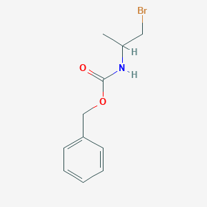 molecular formula C11H14BrNO2 B8745681 Benzyl (1-bromopropan-2-yl)carbamate 